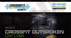 Desktop Screenshot of crossfitoutspoken.com